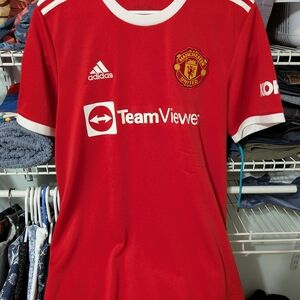 Adidas Red Manchester United Jersey